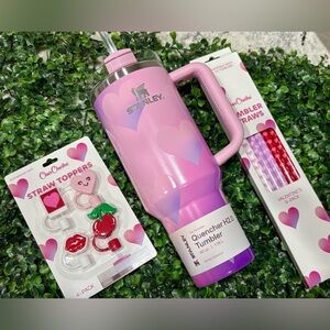 Stanley Powder Pink Heart Gradient Valentine’s Set